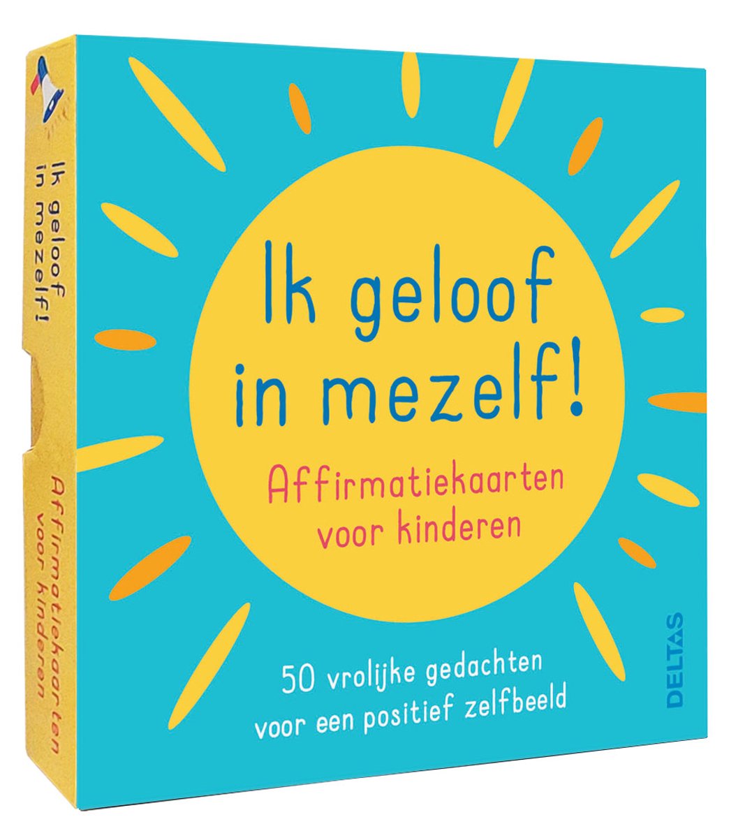 Deltas ik geloof in mezelf affirmatiekaarten voor kinderen.