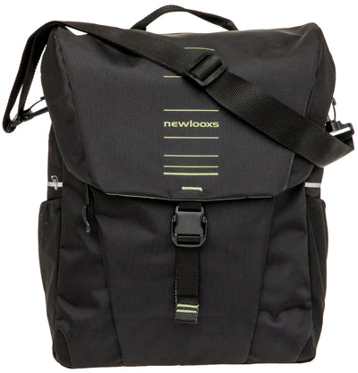 Newlooxs tas new looxs vigo enkel | zwart groen | 20l