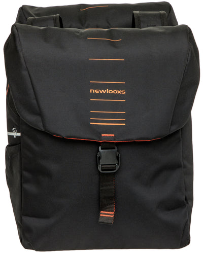 Newlooxs new looxs vigo 536.156 zwart oranje dubbeltas 40l