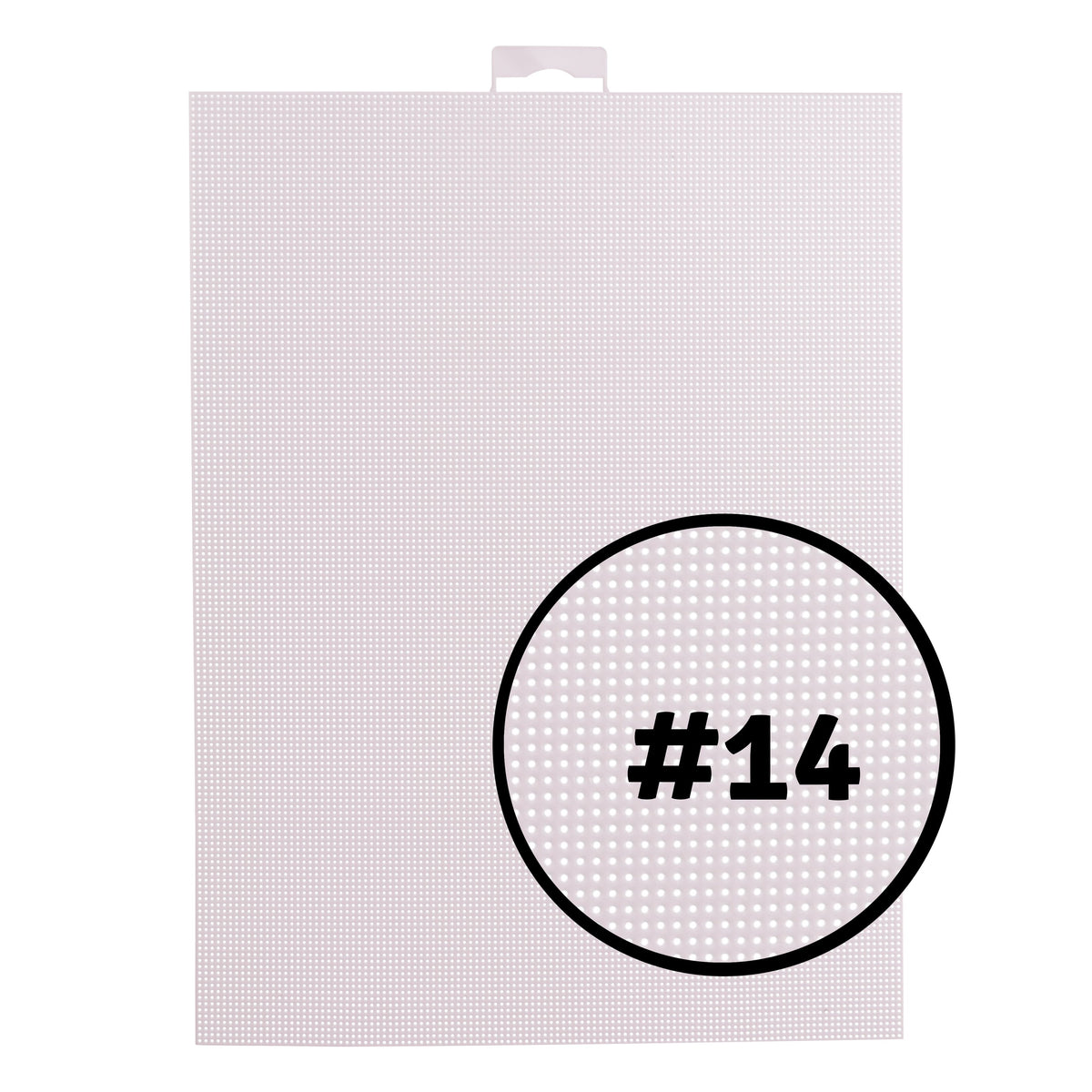Vaessen creative • plastic stramien 21x28cm 14mesh wit