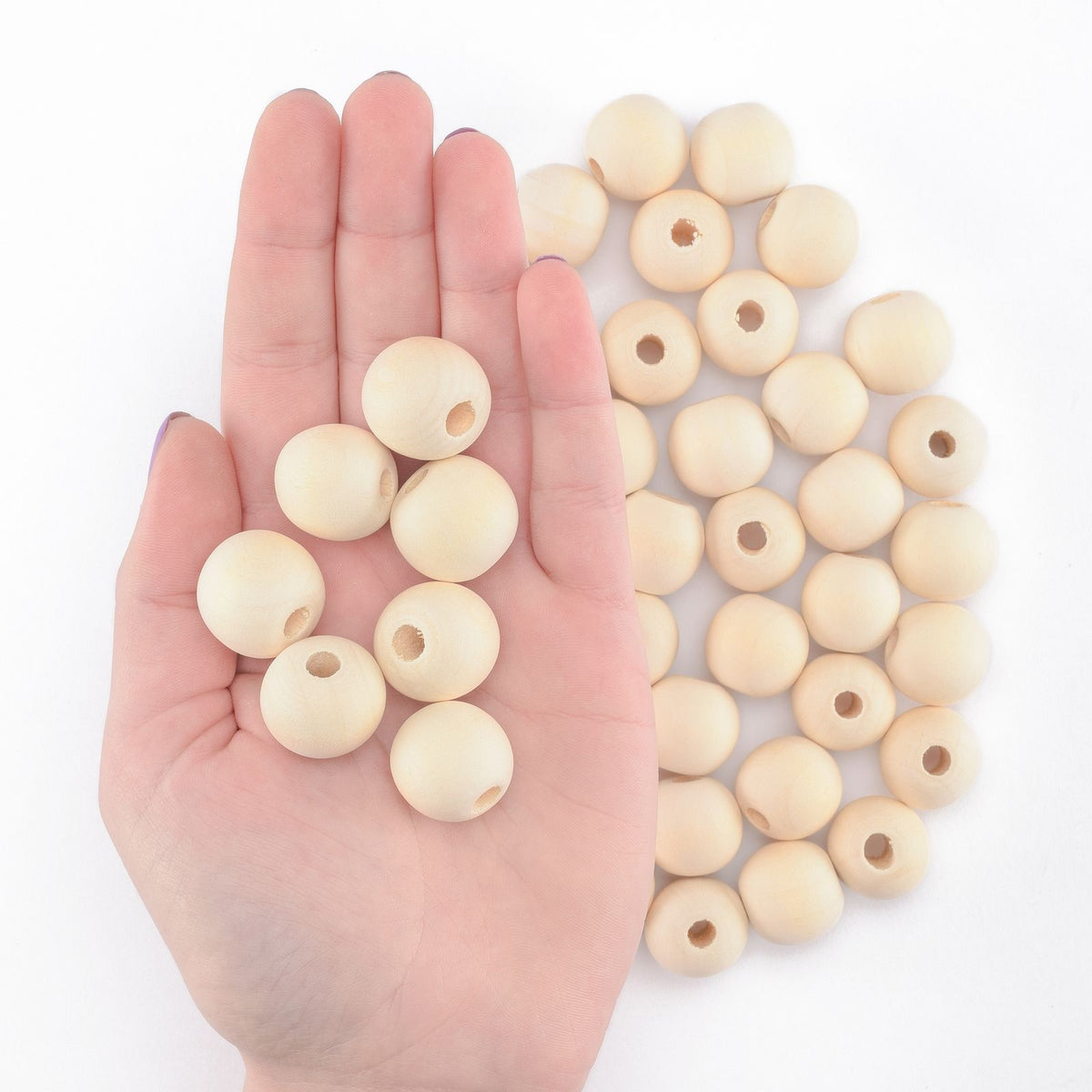 Vaessen creative • houten kralen 20mm 50stuks