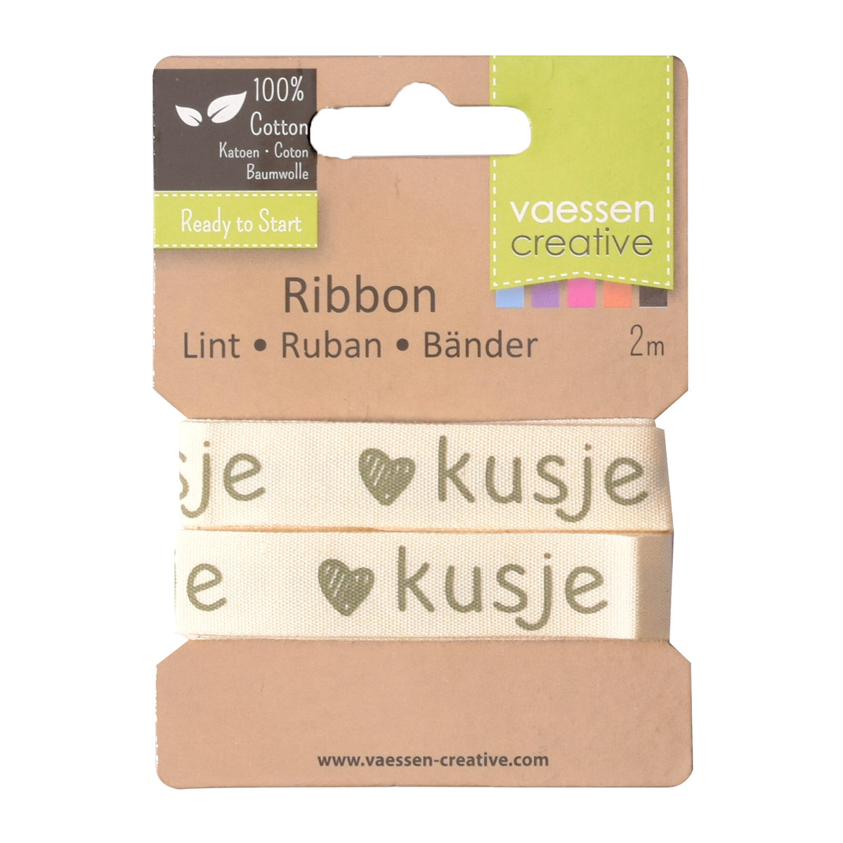 Vaessen creative • ribbon 2mx15mm nl kusje