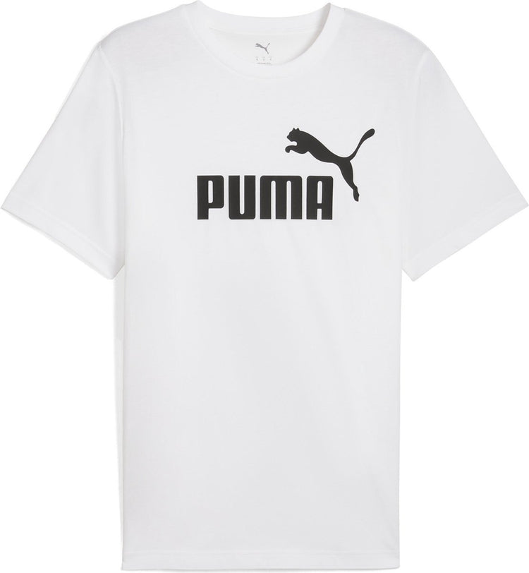Puma ess no. 1 logo tee heren tshirt - white