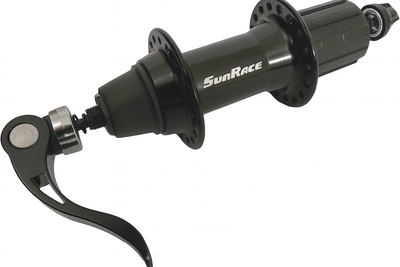 Sunrace achternaaf 8 speed hbm53 - 36 gaats - 135 mm - quick release - zwart