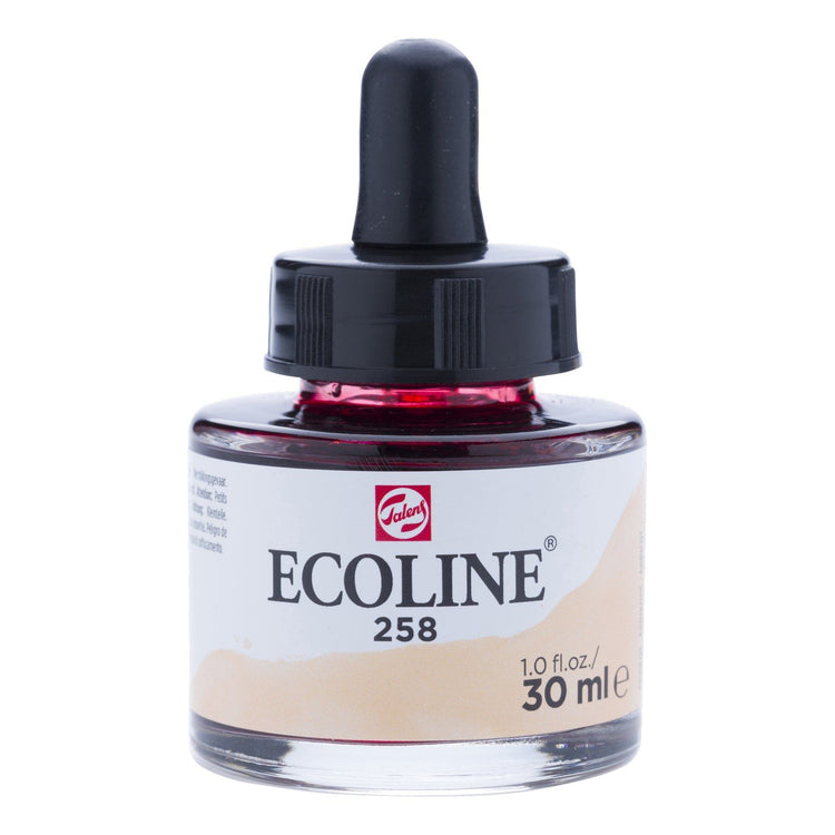Ecoline • vloeibare waterverf fles 30ml abrikoos 258
