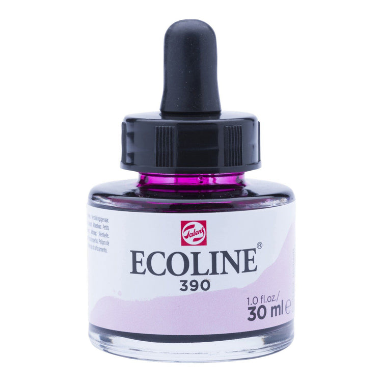 Ecoline • vloeibare waterverf fles 30ml pastelroze 390