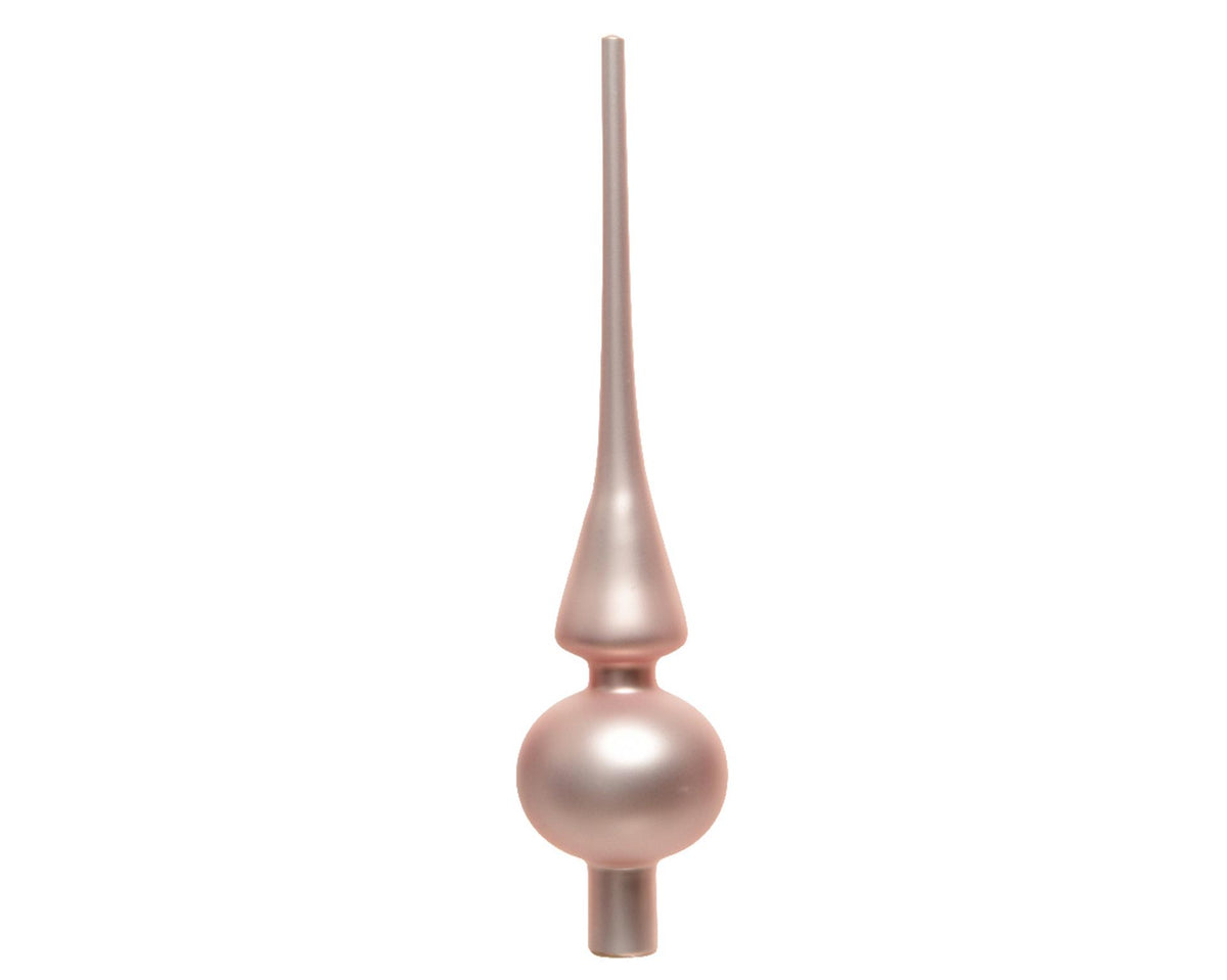 Decoris piek glas 26cm poederroze