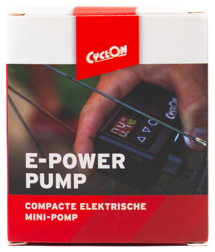 Cyclon elektrische pomp e-power pump 8,3bar zwart