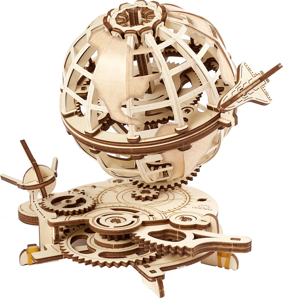 Ugears houten 3d model - globus