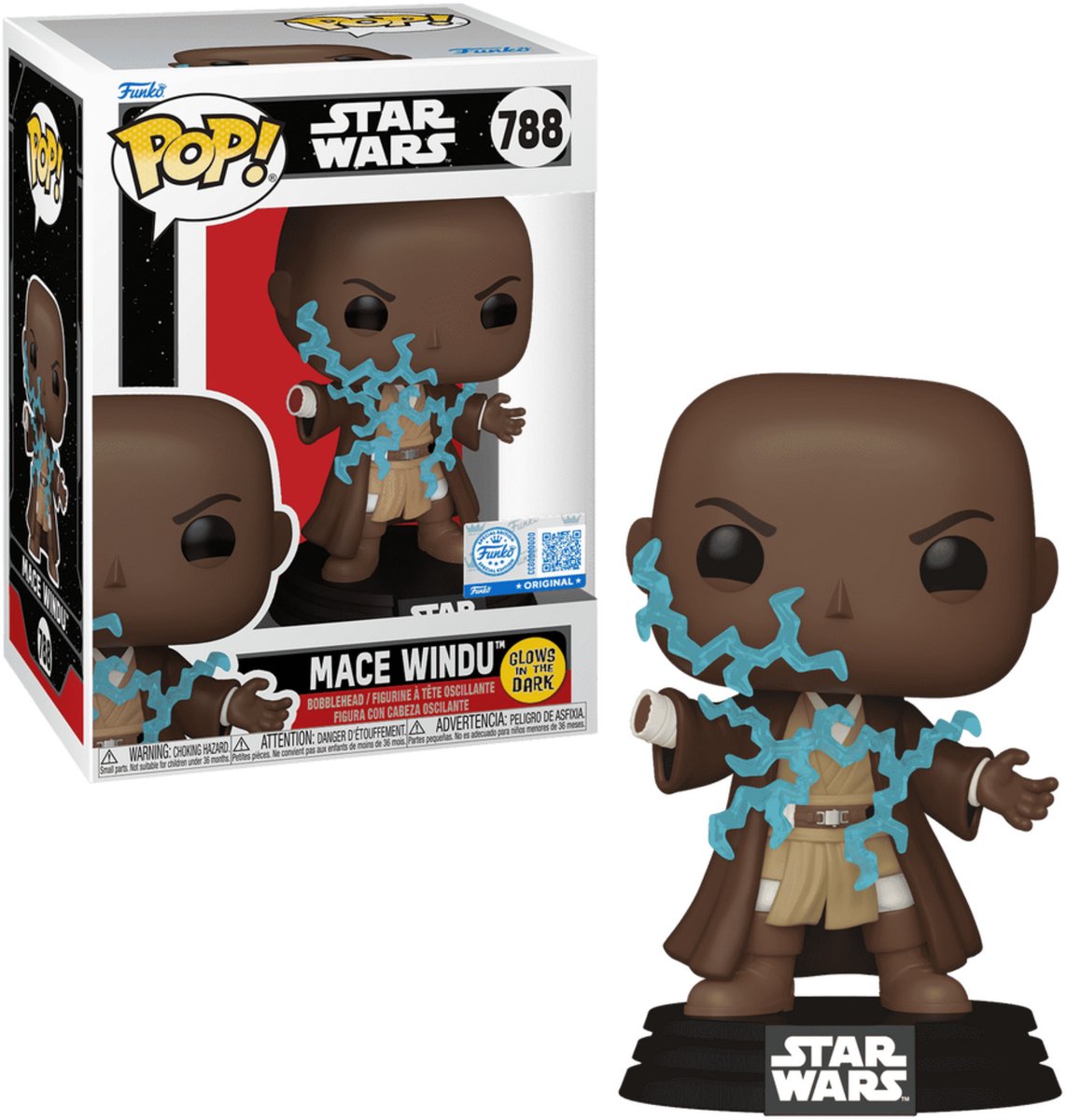 Funko pop! star wars 788 mace windu exclusive