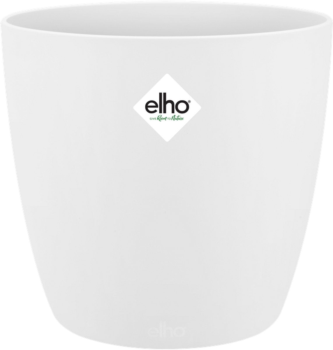 Elho brussels rond 30 - bloempot voor binnen - ø 29.5 x h 27.1 cm - wit