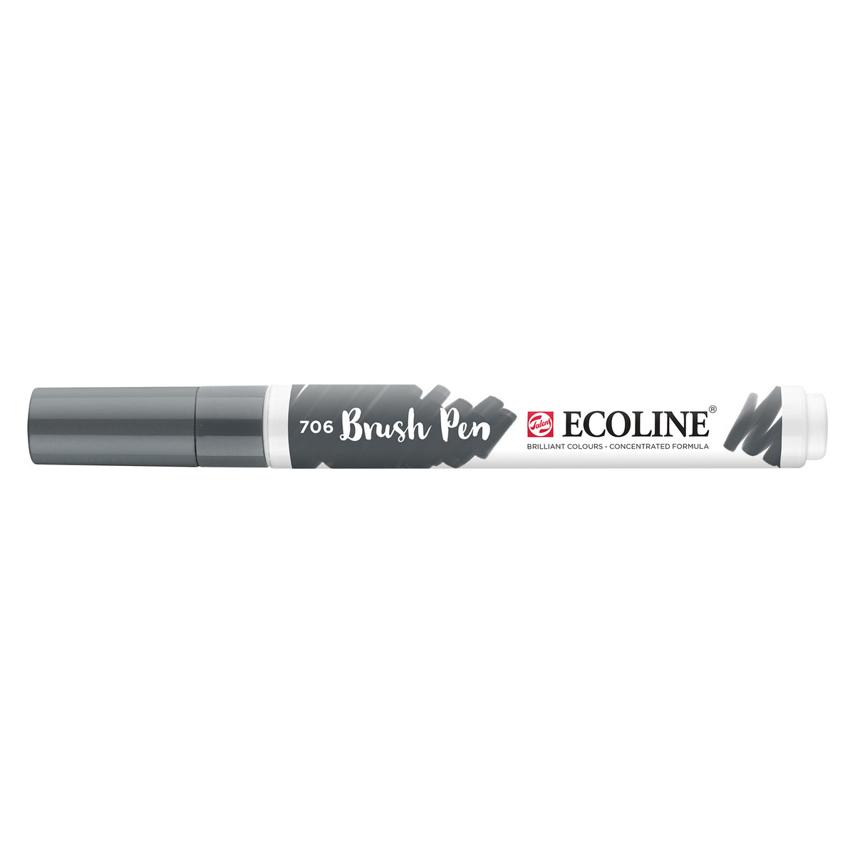Ecoline • brush pen donkergrijs 706