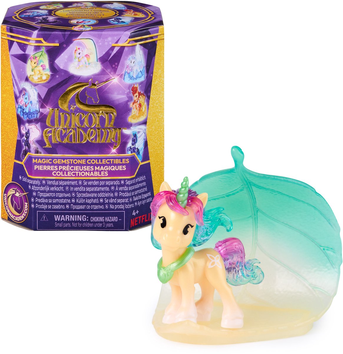 Unicorn academy - verzameleenhoorn met magische edelsteen verrassingsfiguur - eenhoornspeelgoed - speelsets