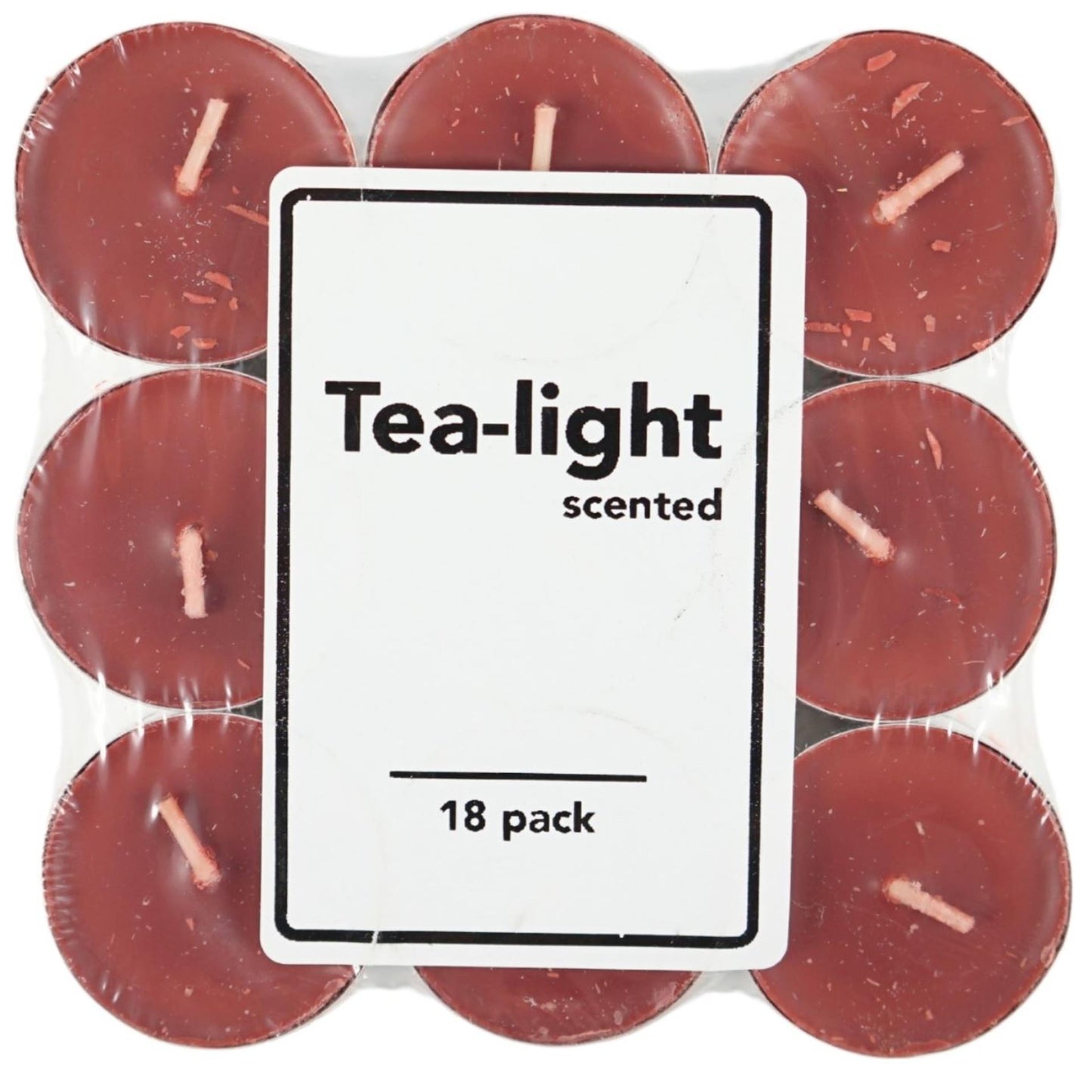 Geurtheelichten appel kaneel 4cm set a 18 stuks