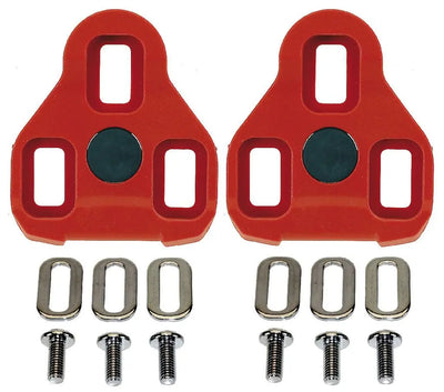 Exustar pedal cleats e-arc10 red