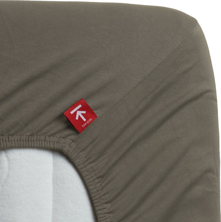 Beddinghouse - jersey-stretch - hoeslaken - 160x220 cm - warmgrijs - premium kwaliteit