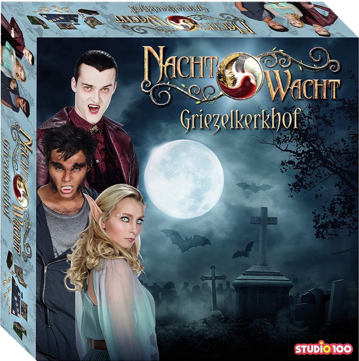 Nachtwacht bordspel - het griezelkerkhof - 2 tot 3 spelers