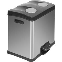 Pedaalemmer eko 31054015 rvs (roestvrij staal) zilver