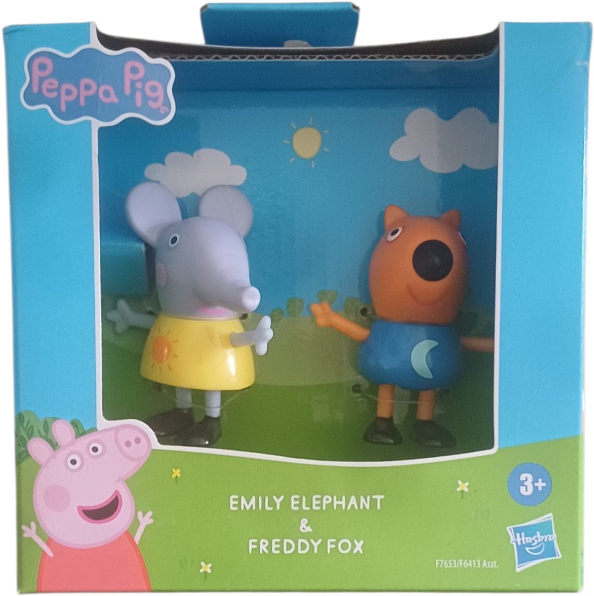 Hasbro peppa pig friends emily elephant freddy fox