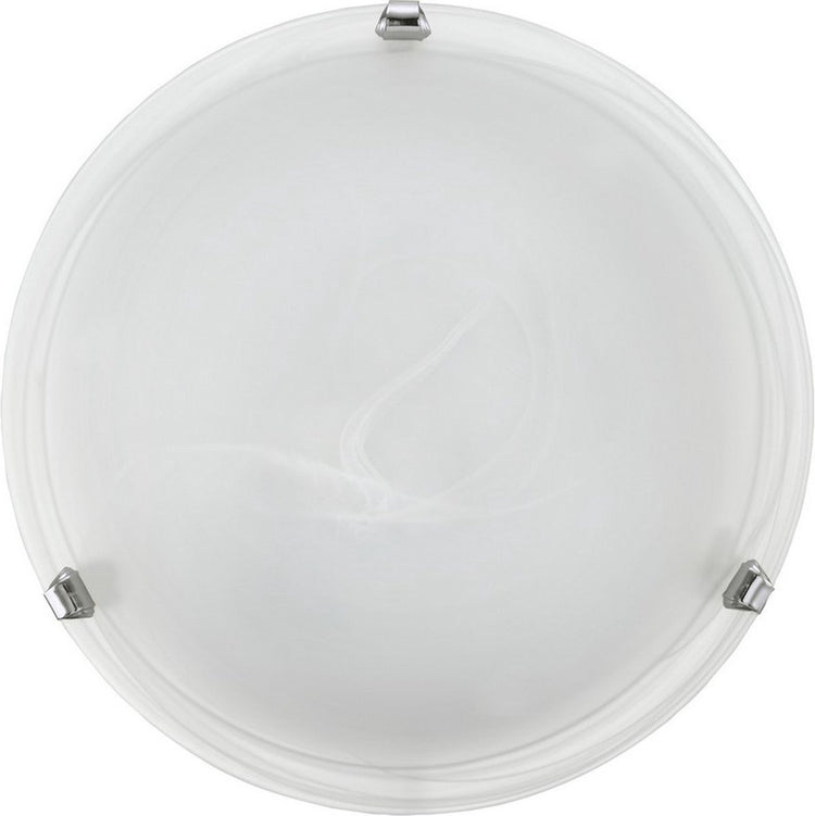 Eglo salome plafond- en wandlamp - e27 - ø 30 cm - grijs wit