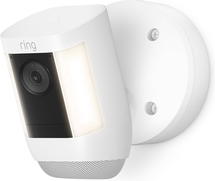 Ring spotlight cam pro - bedraad - beveiligingscamera - 2k video - wit