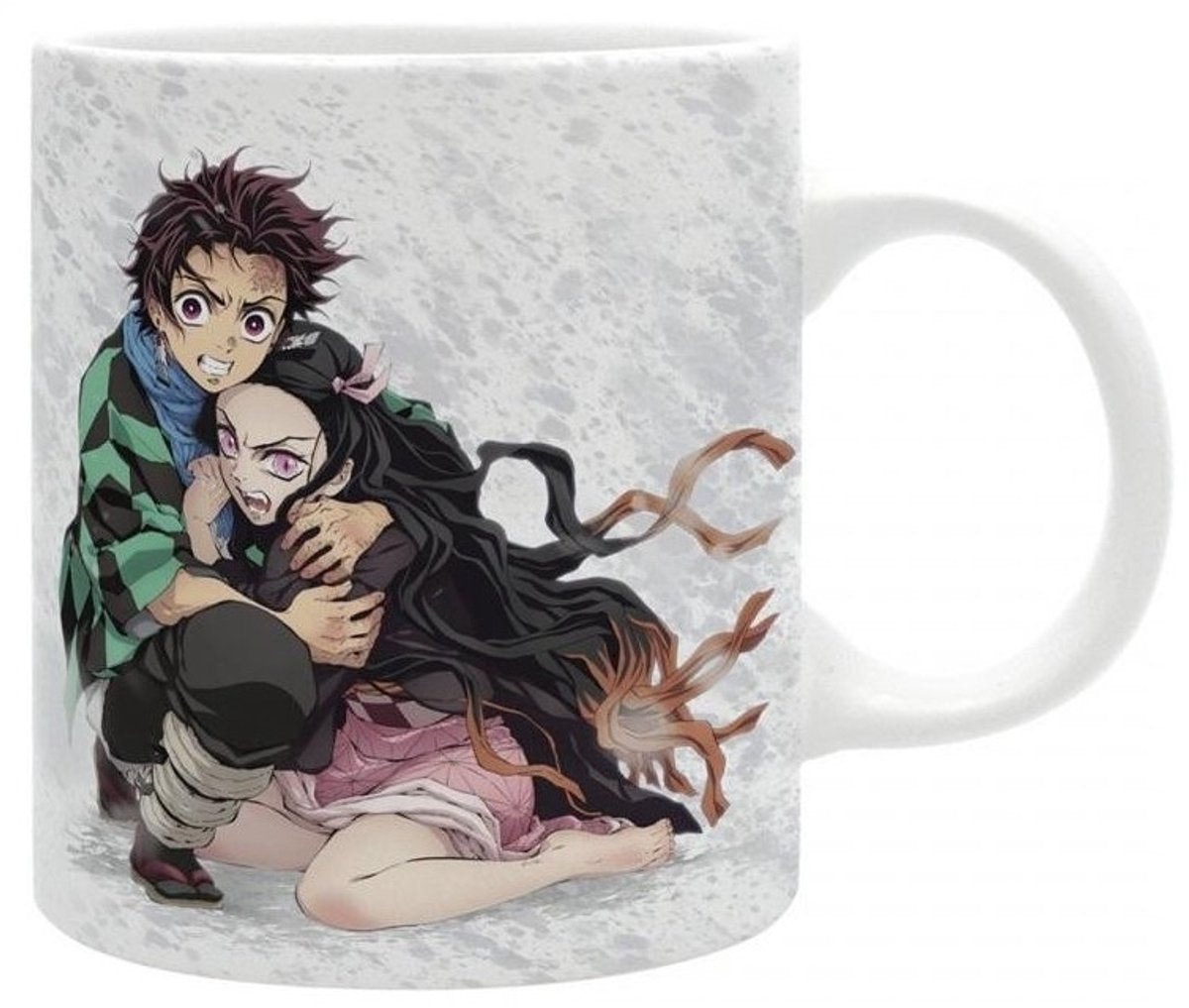 Merkloos sans marque demon slayer - tanjiro nezuko - beker