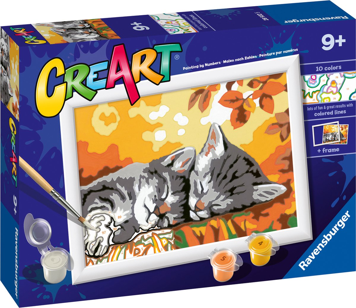 Ravensburger creart autumn kitties - schilderen op nummer voor kinderen