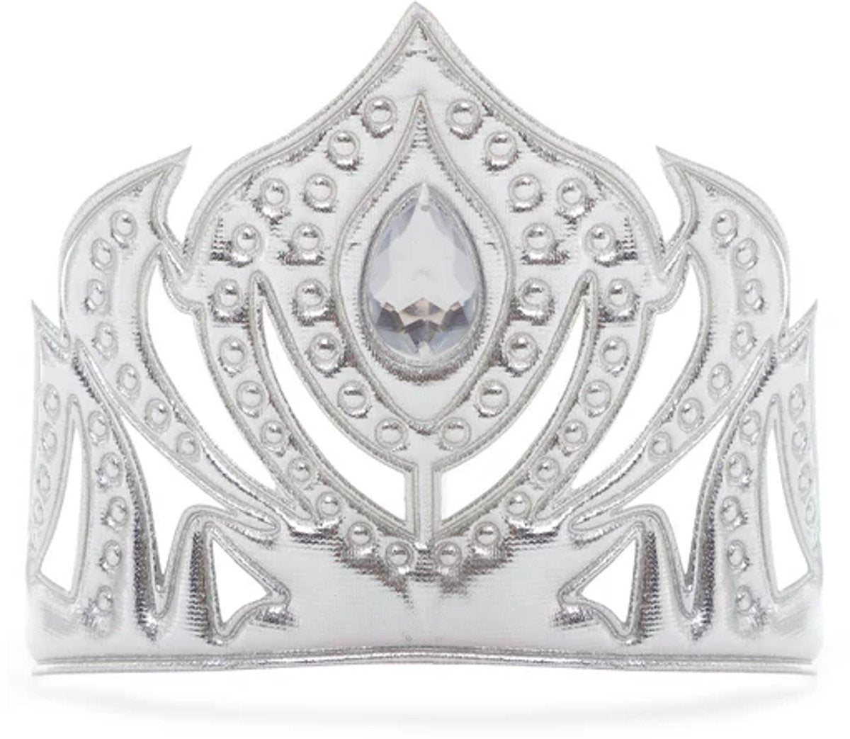 Little adventures - ice princess kroon – zachte kinderkroon – zilver