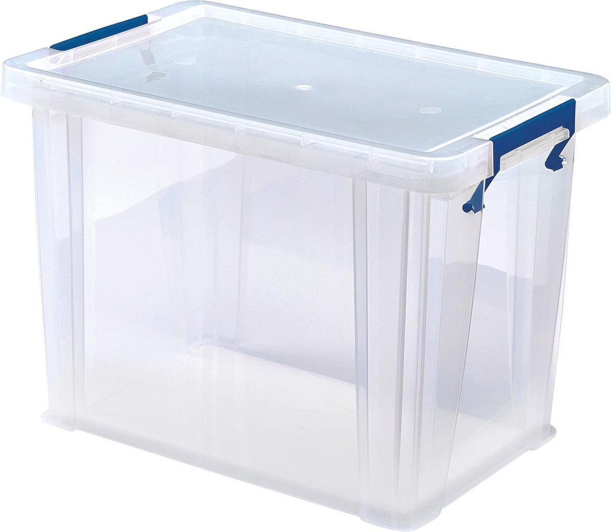 Bankers box prostore plastic opbergbox - met deksel - veilig voor voedsel - 100% recyclebaar - 18.5l