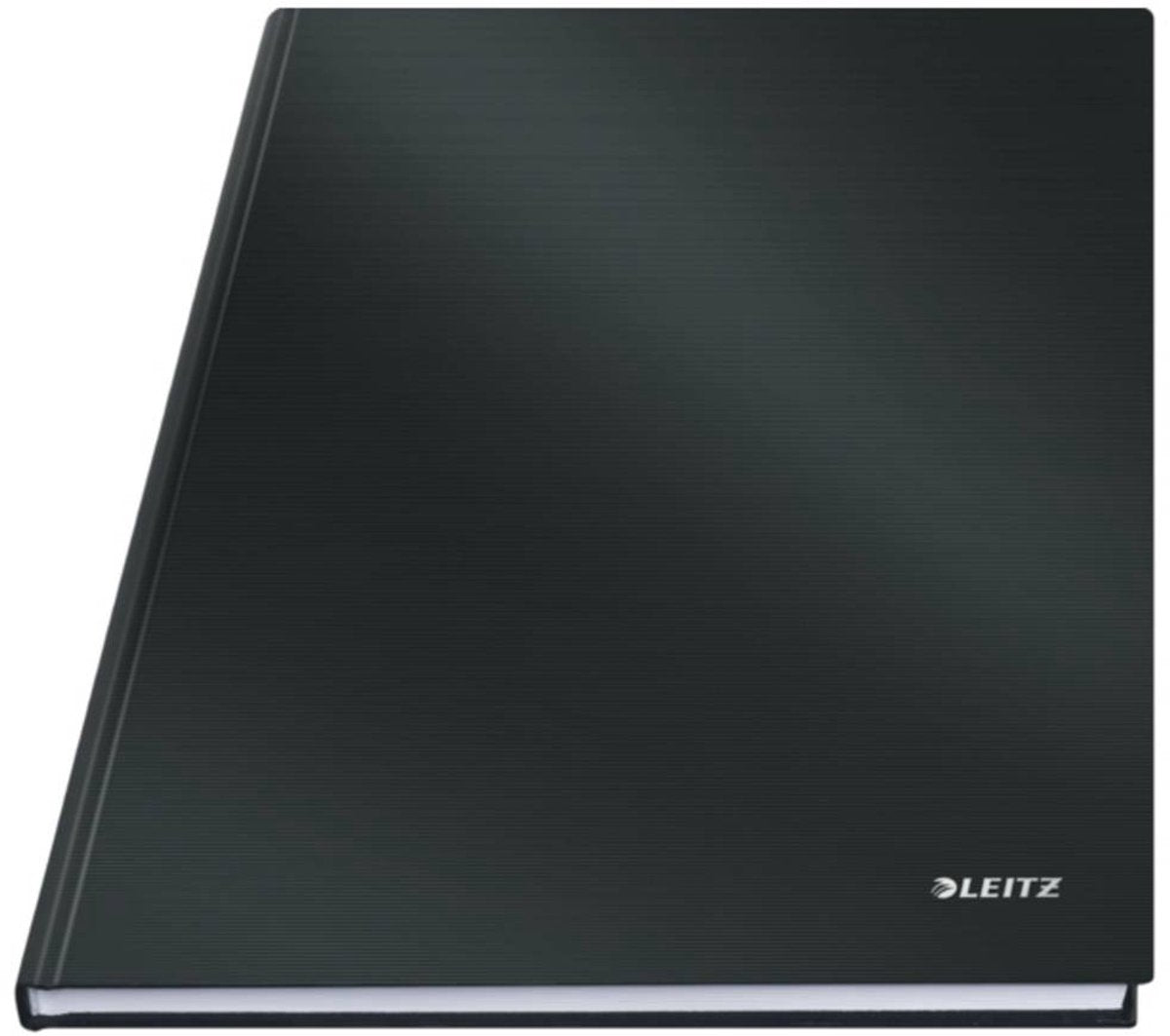 Leitz 46640095 notitieboek geruit zwart 80 vellen din a4