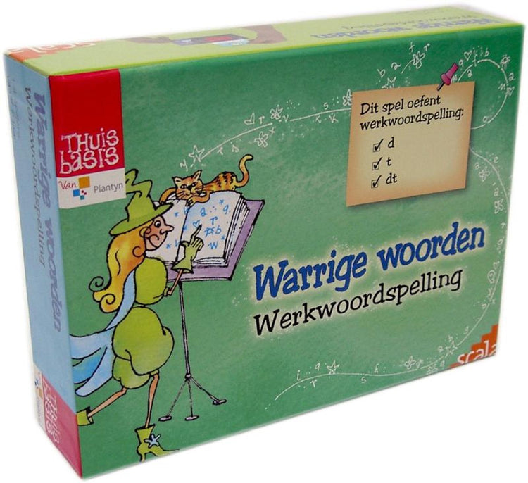 Scala warrige woorden werkwoordspelling