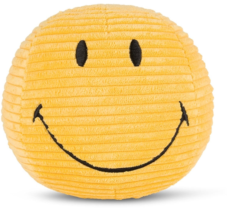 Bon ton toys smiley® - knuffel corduroy geel - 13cm