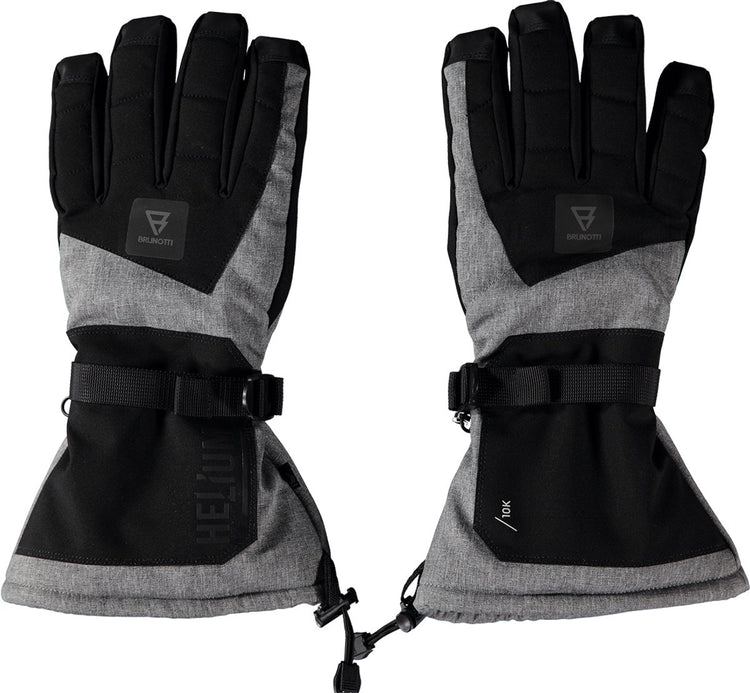 Brunotti - helium men snow gloves | dark grey melee - s