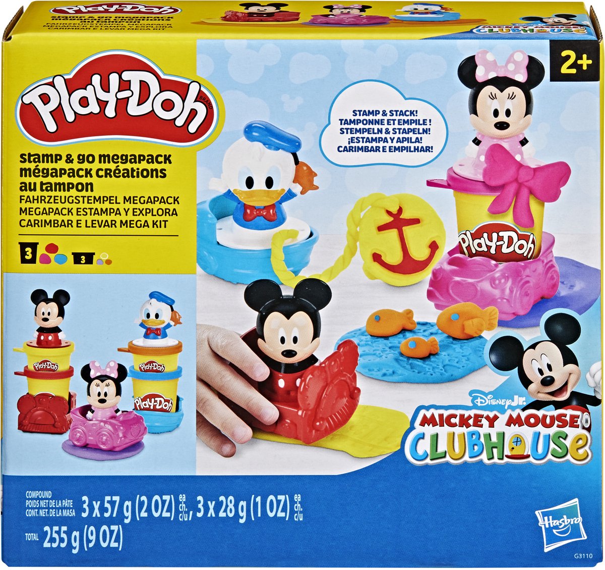 Play-doh disney junior stamp go megapack