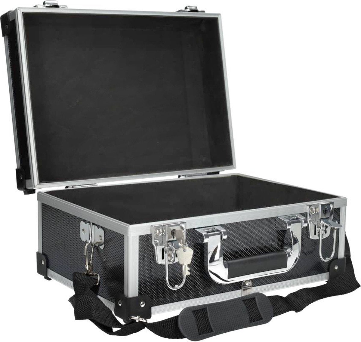 Kreator krt640106b gereedschapskoffer - 320 x 230 x 160 mm - zwart - (geleverd zonder gereedschap)