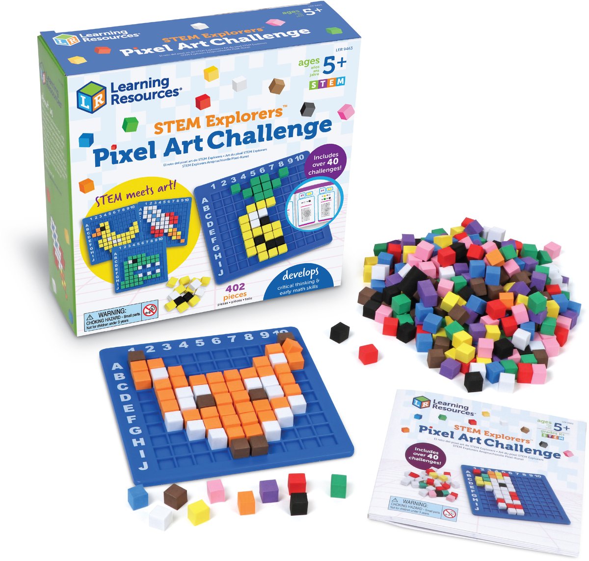 Learning resources stem explorers™ pixel art challenge - 3+