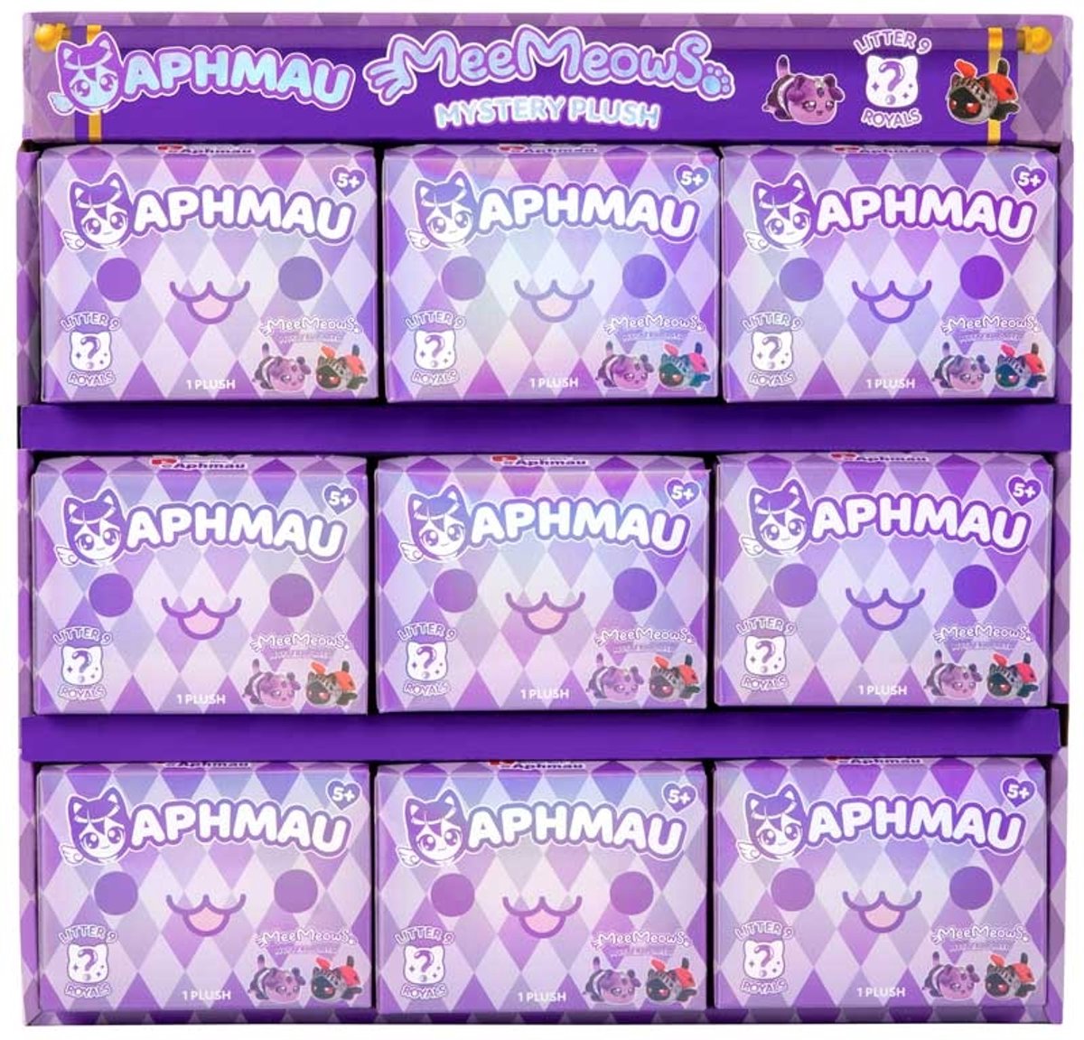 Aphmau 6 mystery meemeow plush - series 9 - royals