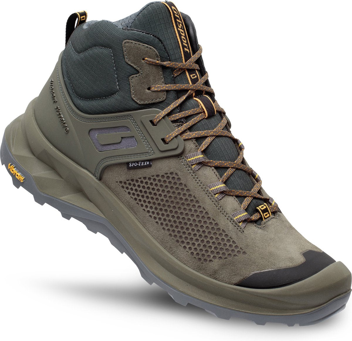 Grisport discovery mid unisex wandelschoenen - green