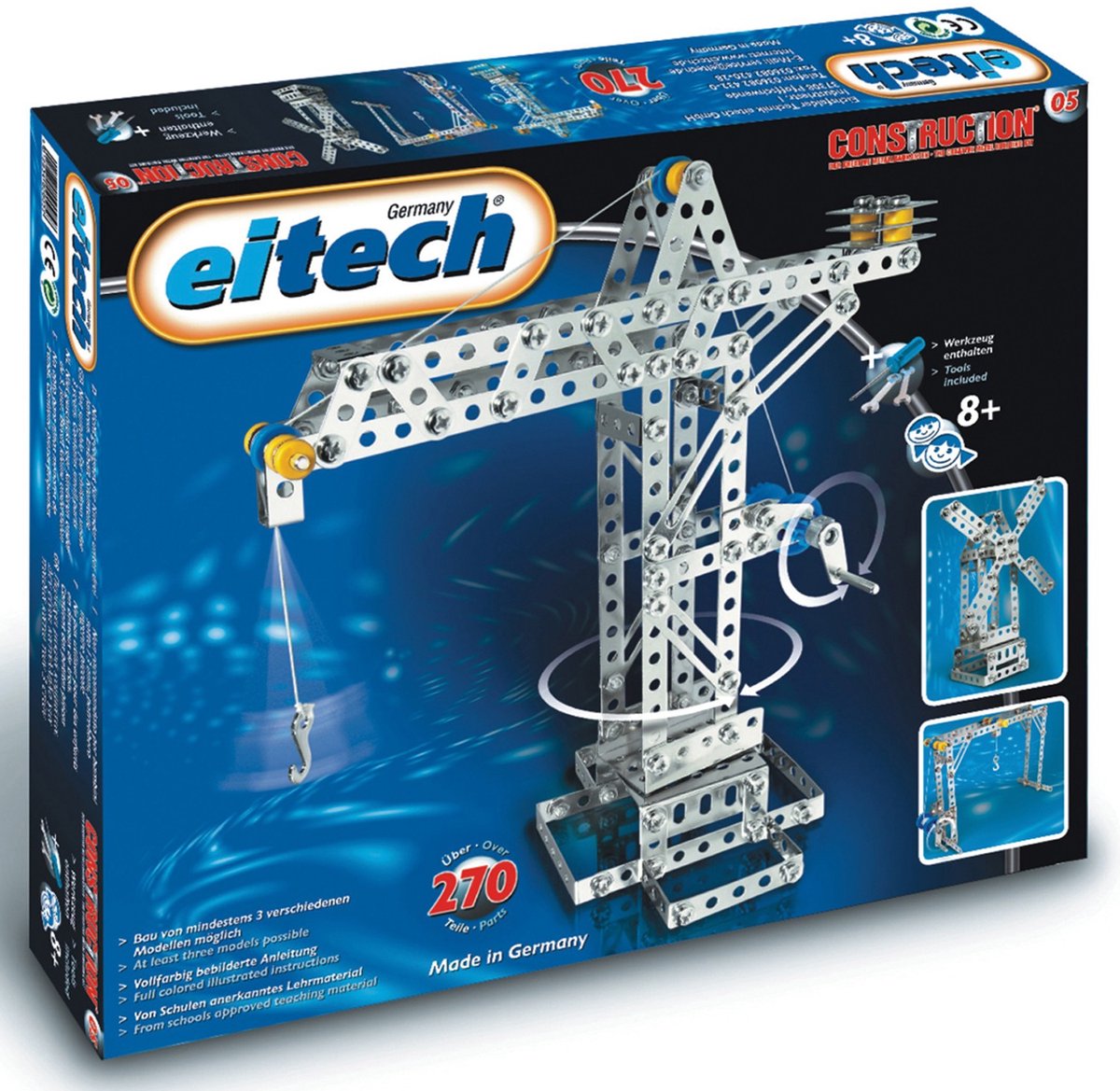 Eitech bouwdoos - metaal kraan molen c05