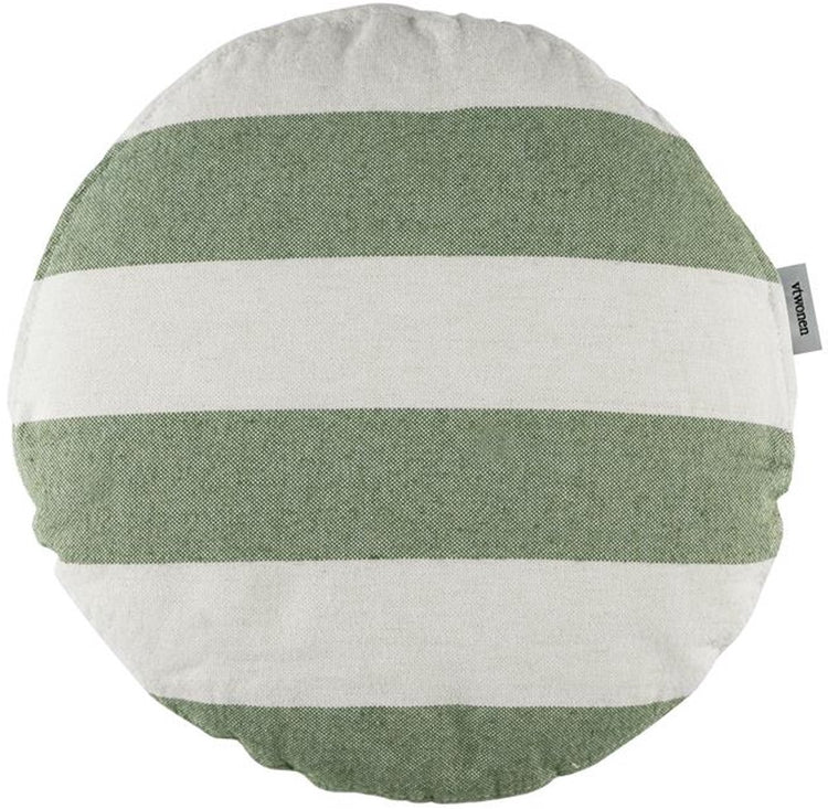 Vtwonen bold round sierkussen - dia 40 cm - groen