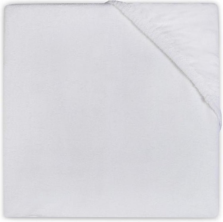 Jollein hoeslaken molton wieg 40x80 90cm - wit
