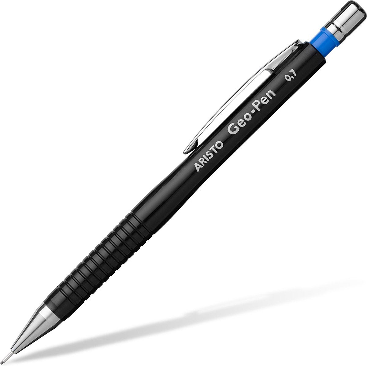 Aristo vulpotlood - geo-pen - lijnbreedte 0.7mm - hardheid hb - met gum - zwart blauw - ar-85007