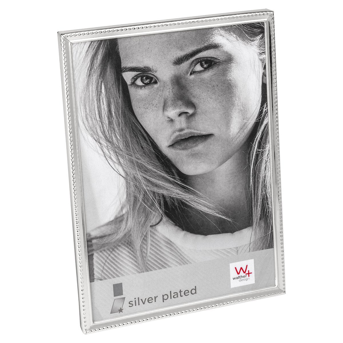 Walther bh015s cosima - portretlijst - fotoformaat 10x15 cm - zilver