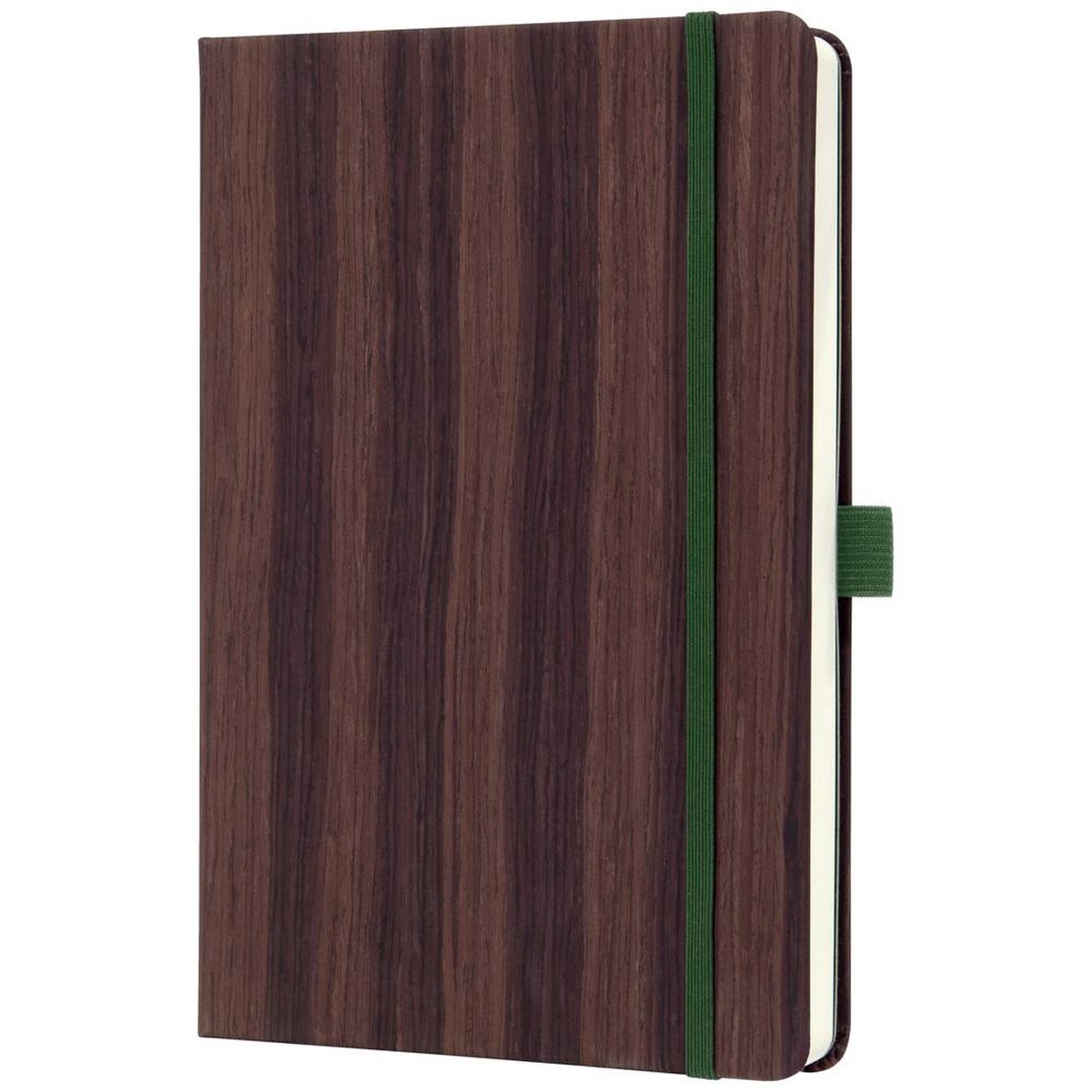 Sigel notitieboek - conceptum - a5 - houtstructuur - punt-gelijnd - hardcover - si-co674