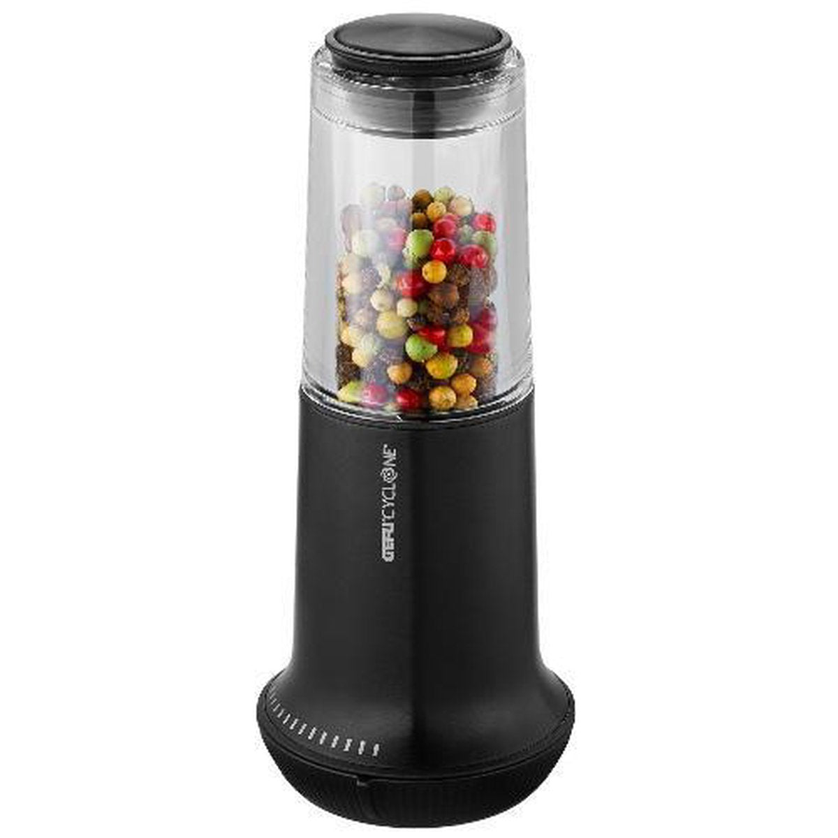 Gefu x-plosion molen - roestvrijstaal - zwart - 18.5cm