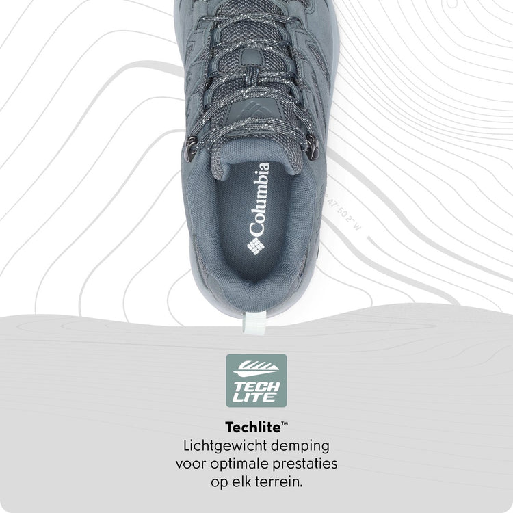 Columbia redmond™ iv low waterproof dames wandelschoenen - graphite, tea light