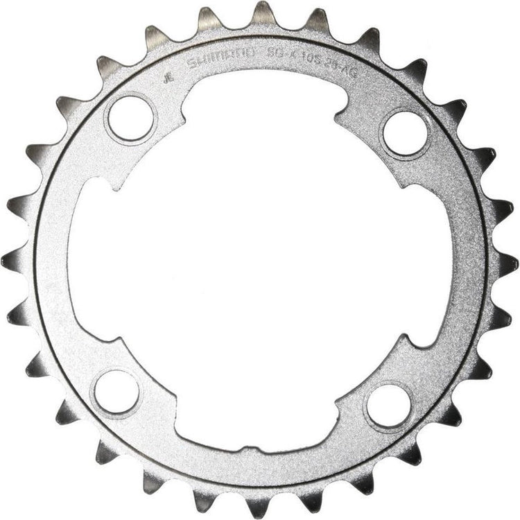 Shimano xtr fc-m985 kettingblad 28t – 2x10-speed – 88 mm bcd – aluminium – zilver