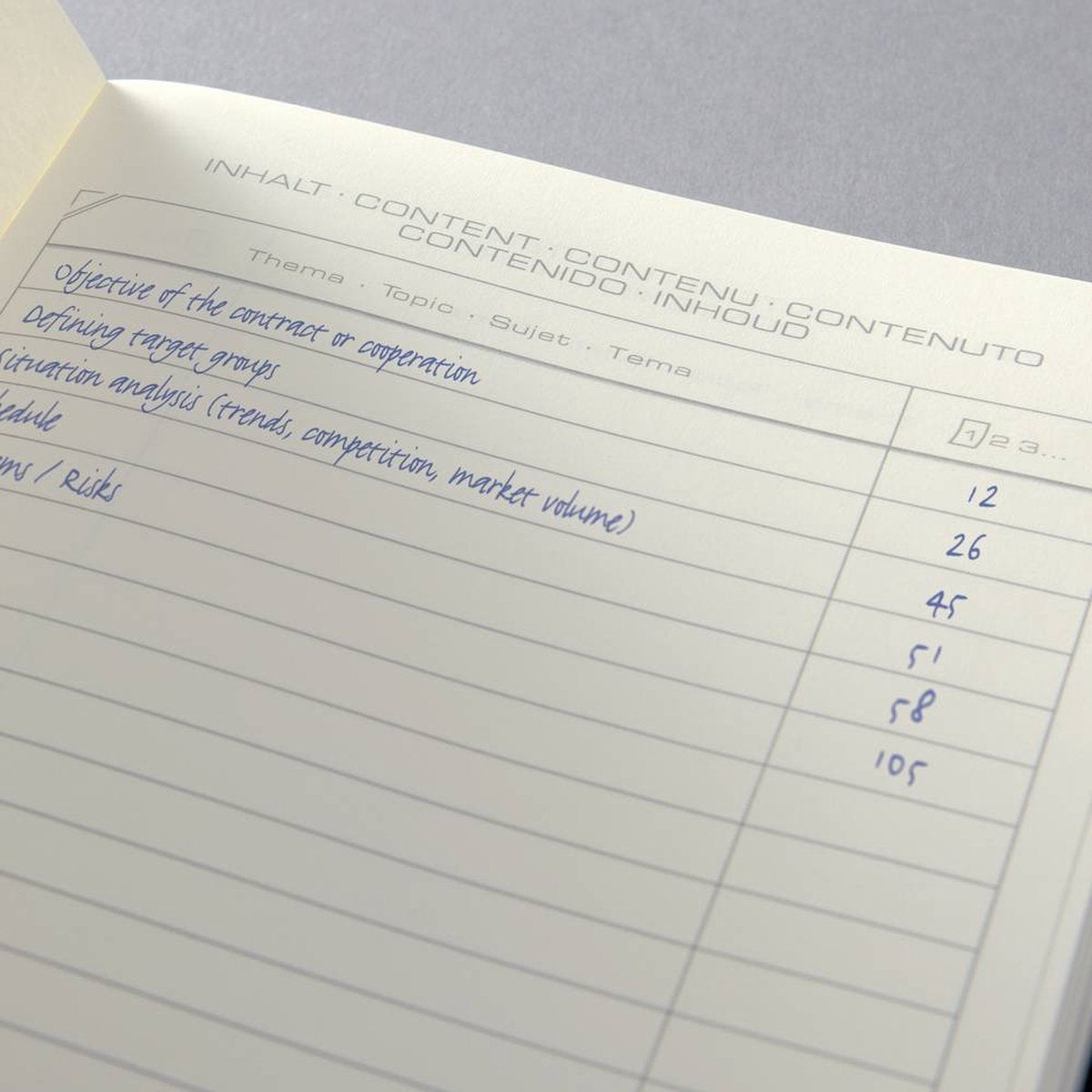 Sigel notitieboek a5 - conceptum - houtstructuur - punt-gelijnd - softcover - si-co674