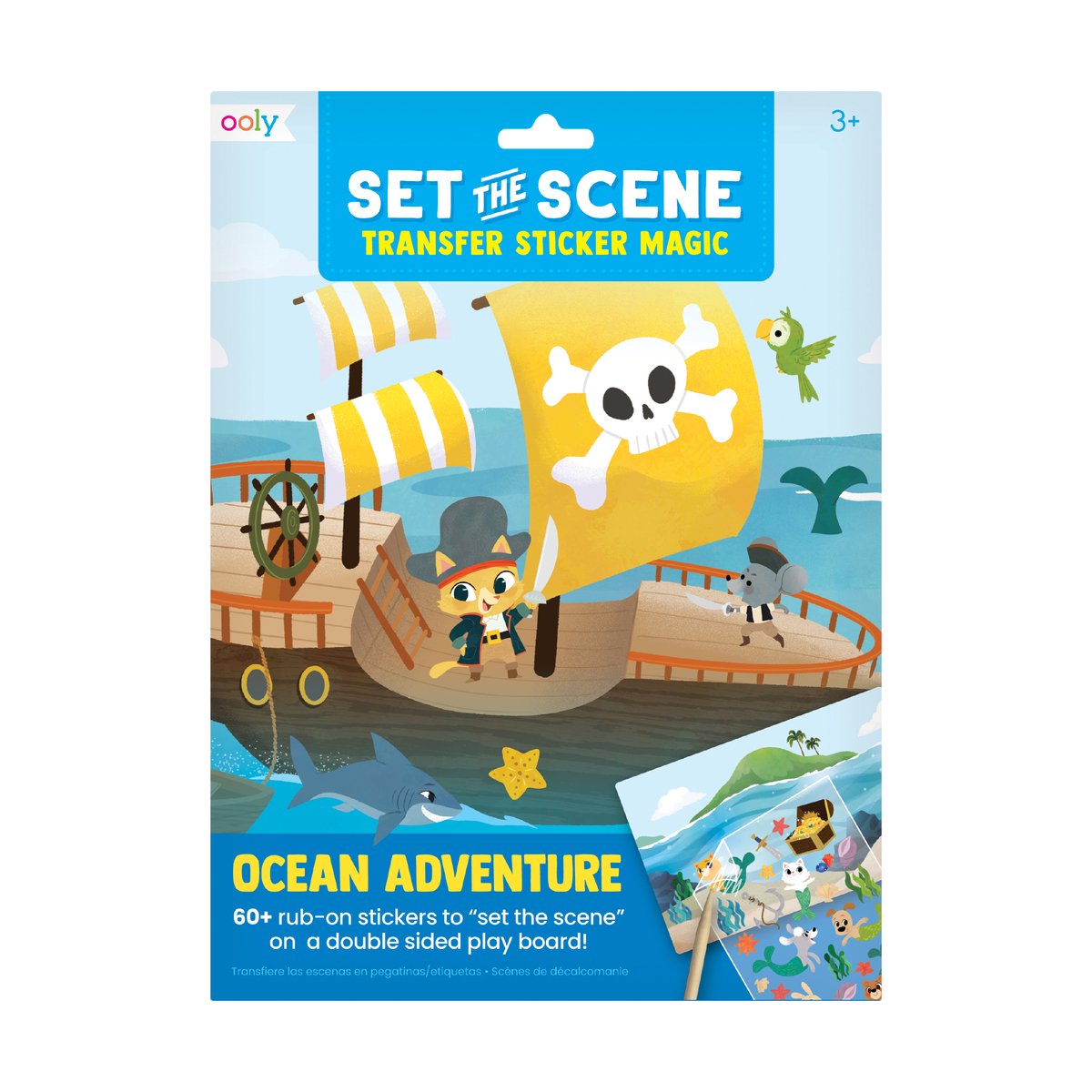 Ooly - set the scene - transfer stickers magic - ocean adventure