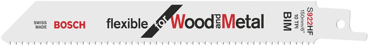 Bosch - reciprozaagblad s 922 hf flexible for wood and metal